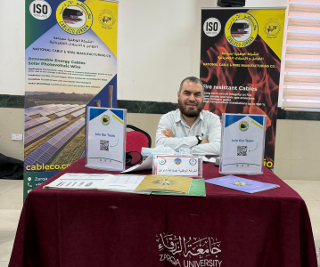 Cableco Participation in the 15th Career Day at Zarqa University 8